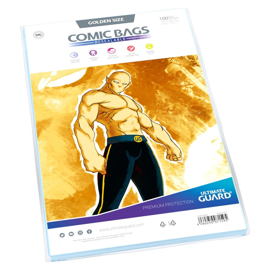 Product image Ultimate Guard Comic Bags Resealable (100) - Golden Size