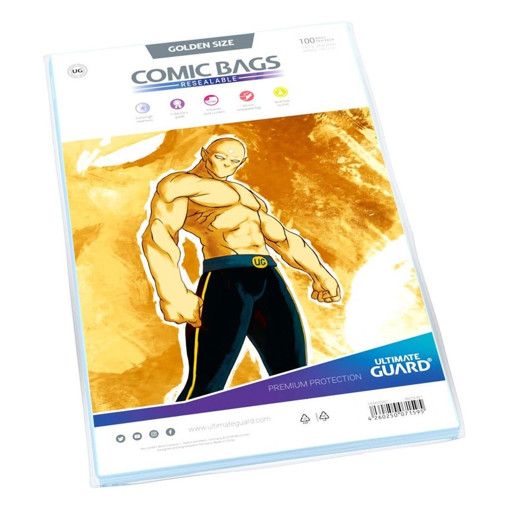 Product image Ultimate Guard Comic Bags Resealable (100) - Golden Size