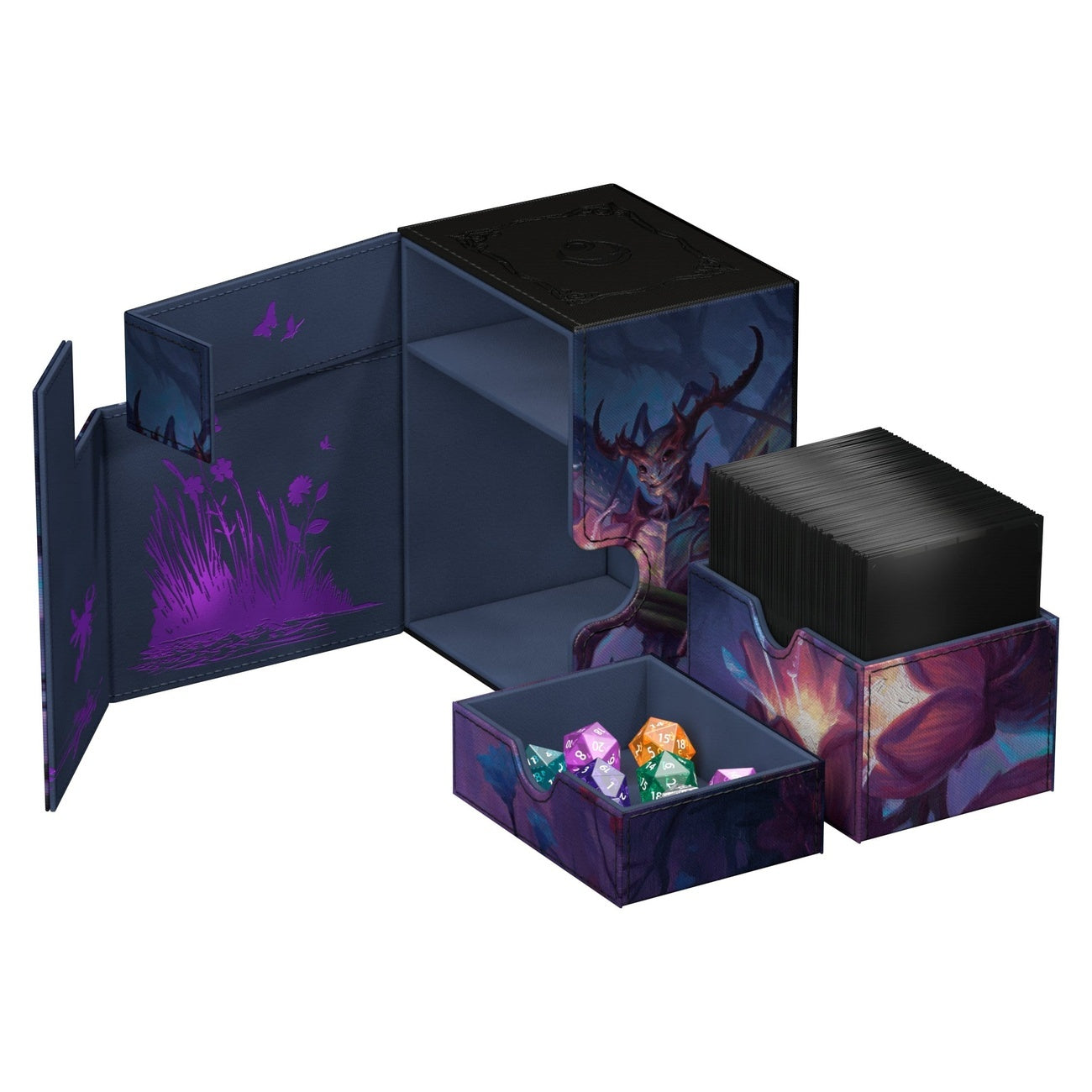 Product image Ultimate Guard Flip'n'Tray 133+ Xenoskin Magic: The Gathering "Lorwyn Eclipsed" - Bitterbloom Bearer