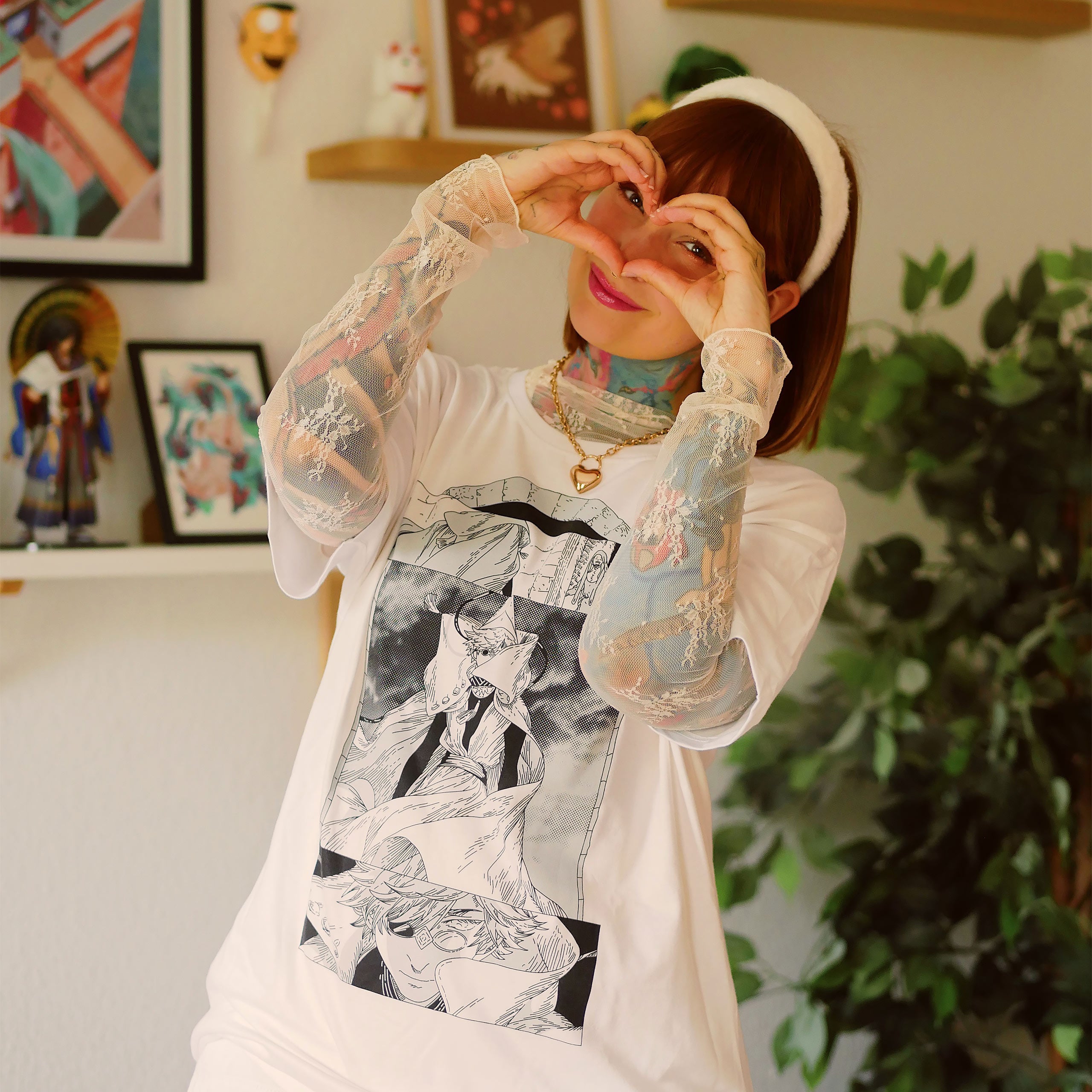 Product image Qifrey white T-shirt for Atelier of Witch Hat fans