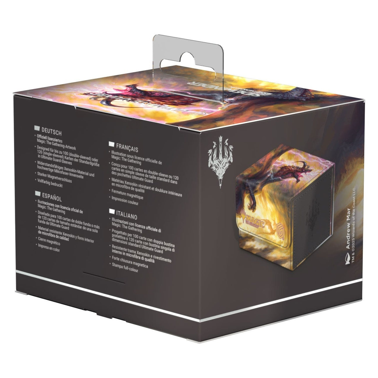 Product image Ultimate Guard Sidewinder 100+ Xenoskin Magic: The Gathering "Tarkir: Dragonstorm" Ghostfire - Stormscale Scion