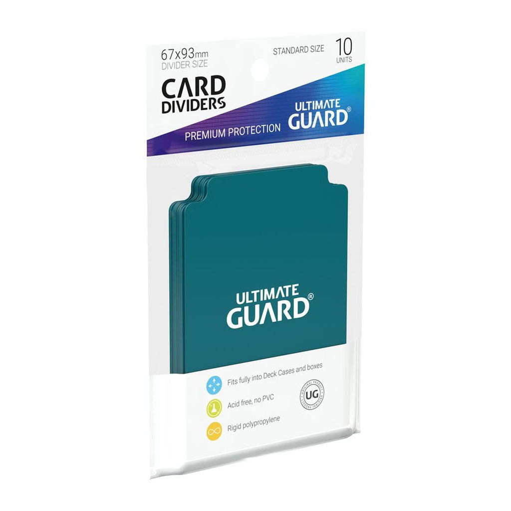 Product image Ultimate Guard Card Dividers Standard Size (10) - Petrol