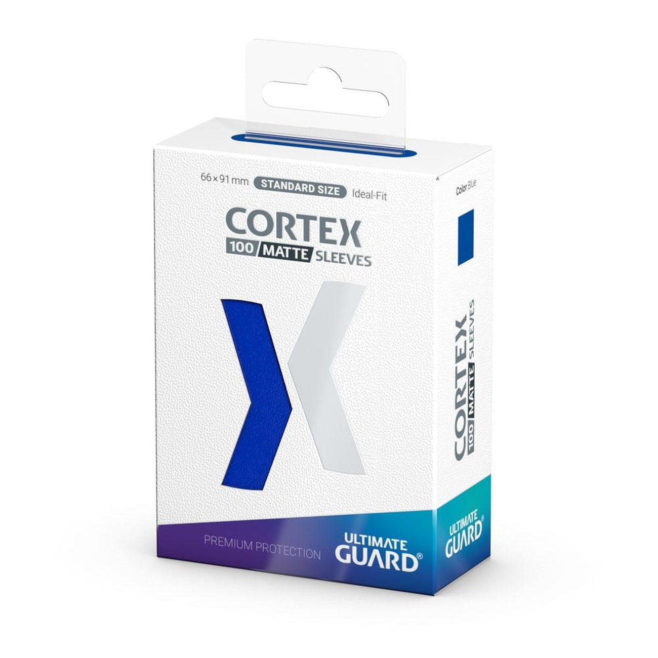 Product image Ultimate Guard Cortex Sleeves Matte Standard Size (100) - Blue