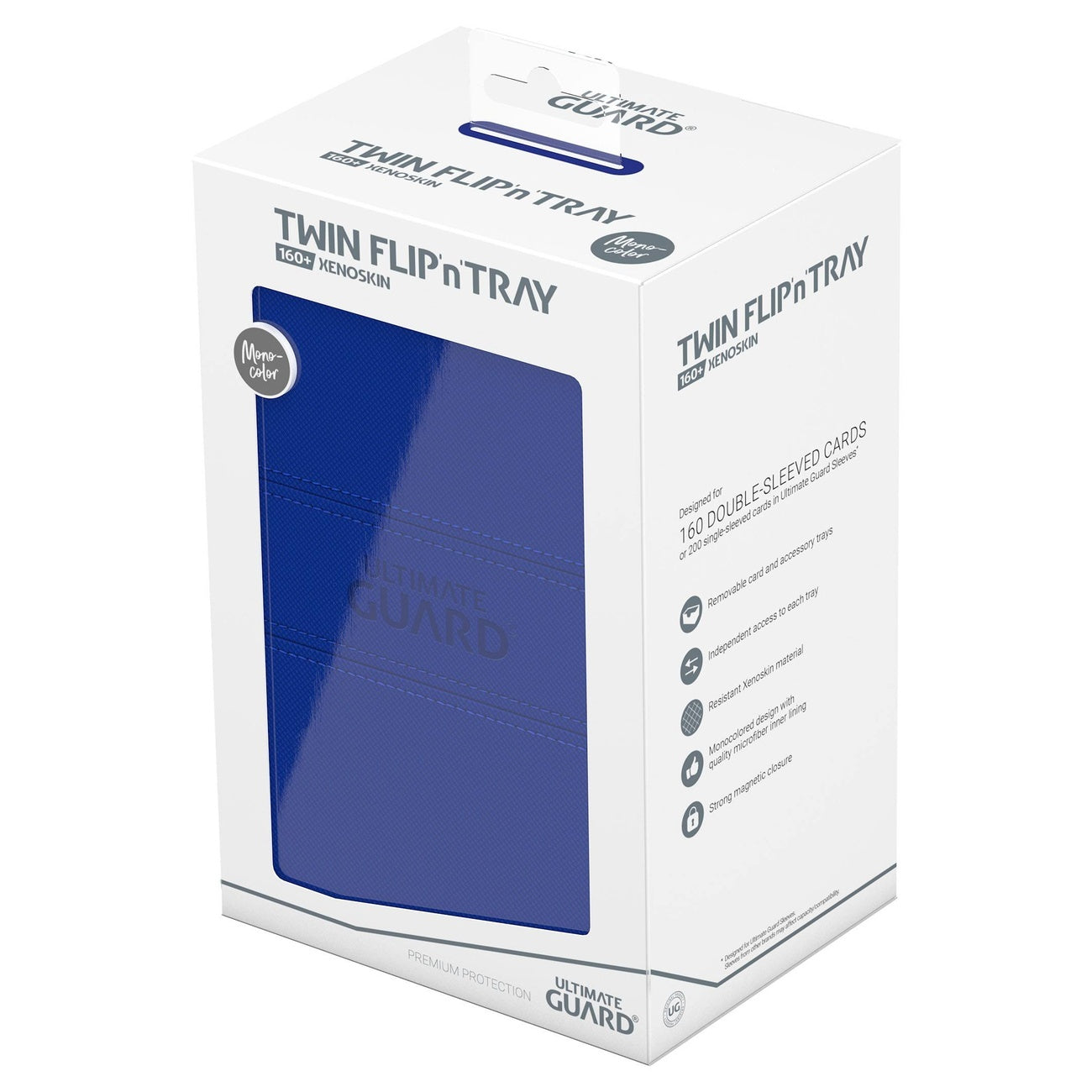 Product image Ultimate Guard Twin Flip'n'Tray 160+ Xenoskin - Blue