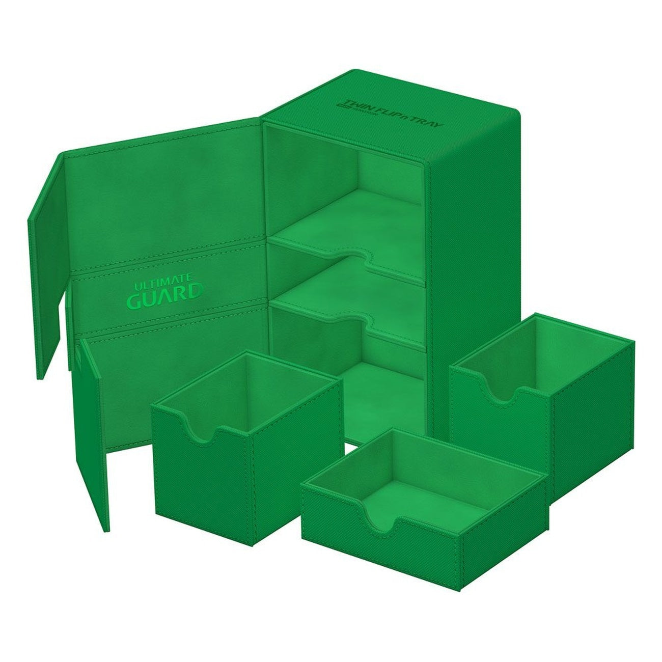 Product image Ultimate Guard Twin Flip'n'Tray 160+ Xenoskin – green