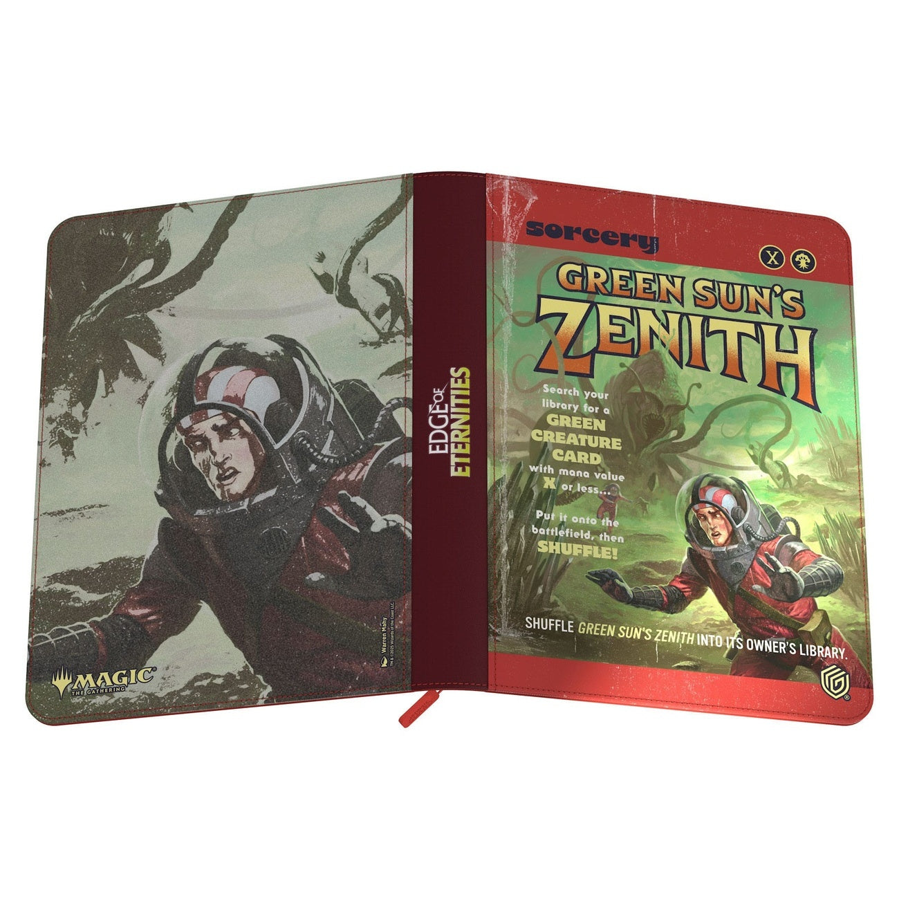 Product image Ultimate Guard Zipfolio 360 Xenoskin Magic: The Gathering "Edge of Eternities" - Green Sun’s Zenith