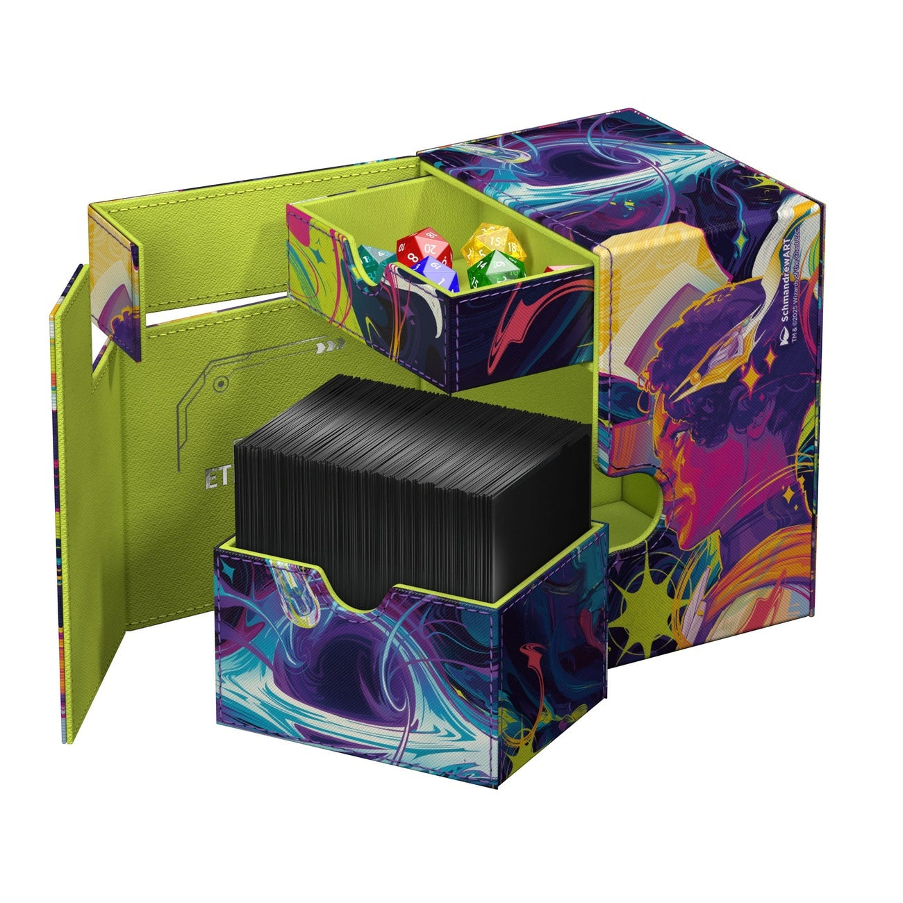 Product image Ultimate Guard Flip'n'Tray 133+ Xenoskin Magic: The Gathering "Edge of Eternities" - Haliya and Tezzeret