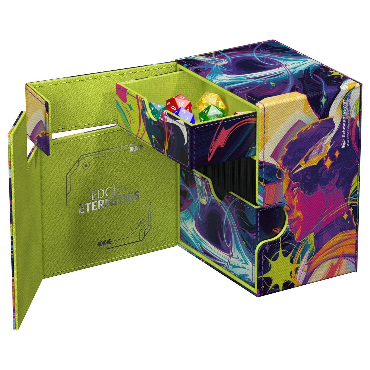 Product image Ultimate Guard Flip'n'Tray 133+ Xenoskin Magic: The Gathering "Edge of Eternities" - Haliya and Tezzeret
