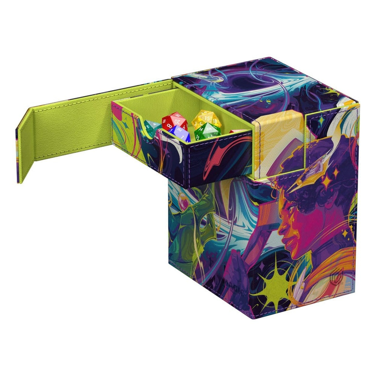 Product image Ultimate Guard Flip'n'Tray 133+ Xenoskin Magic: The Gathering "Edge of Eternities" - Haliya and Tezzeret