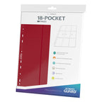Product image Ultimate Guard 18-Pocket Pages Side-Loading (10) - Red