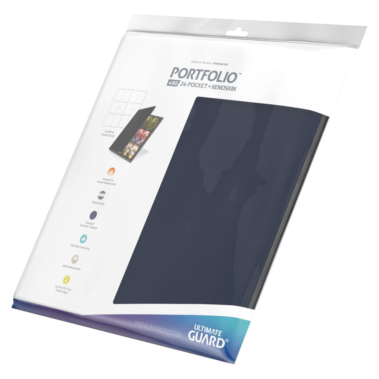 Product image Ultimate Guard Portfolio 480 24-Pocket Xenoskin - Blue