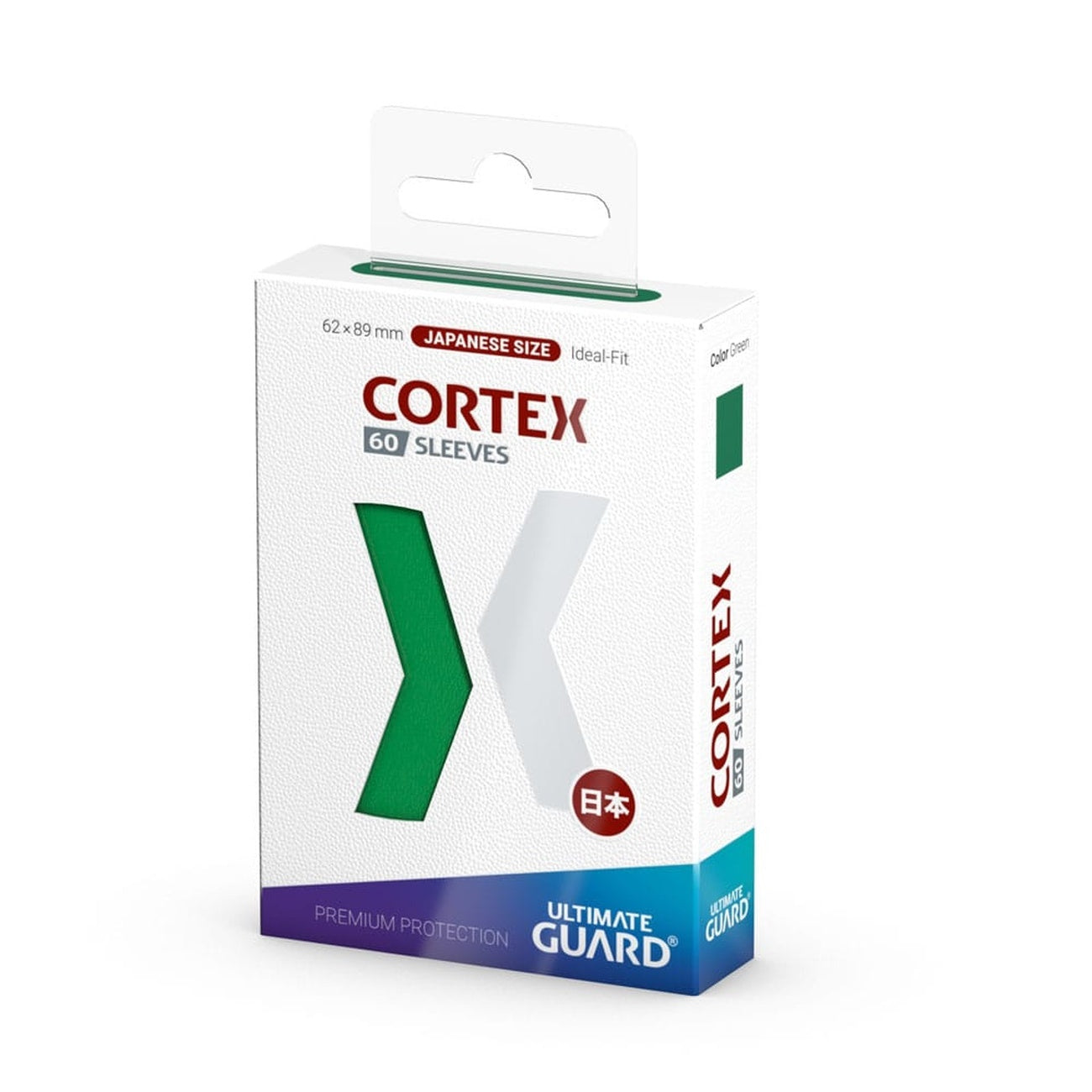 Product image Ultimate Guard Cortex Sleeves Japanese Size (60) - Green
