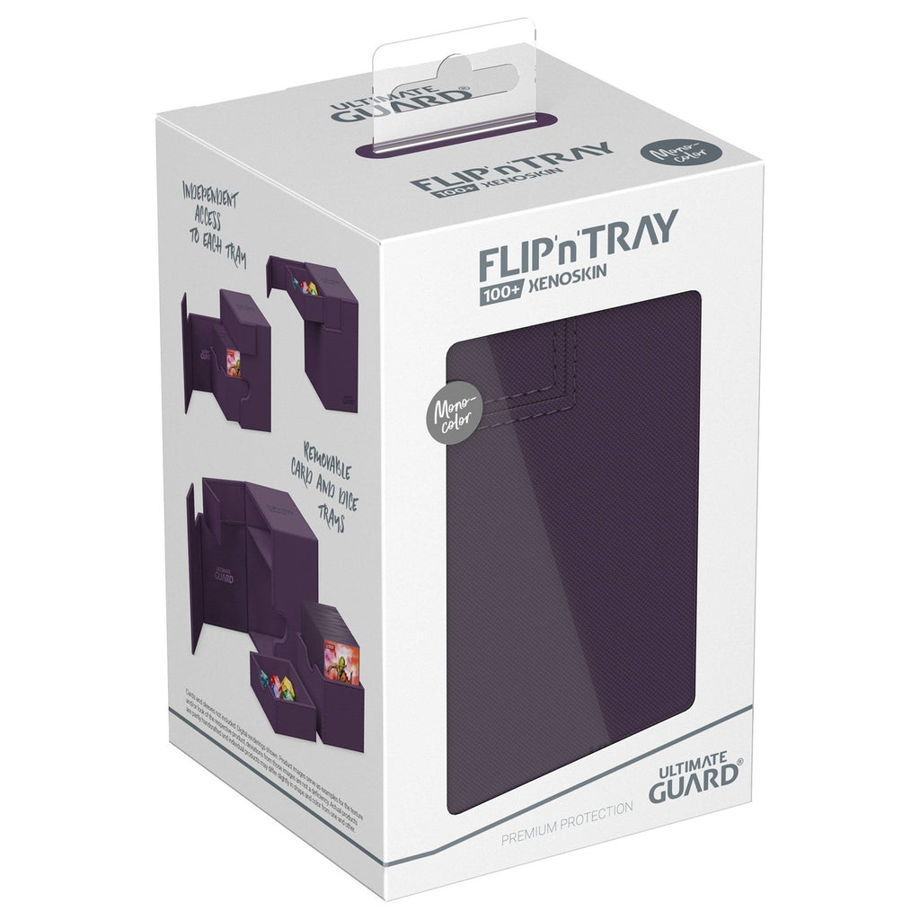 Product image Ultimate Guard Flip'n'Tray 100+ Xenoskin – Purple