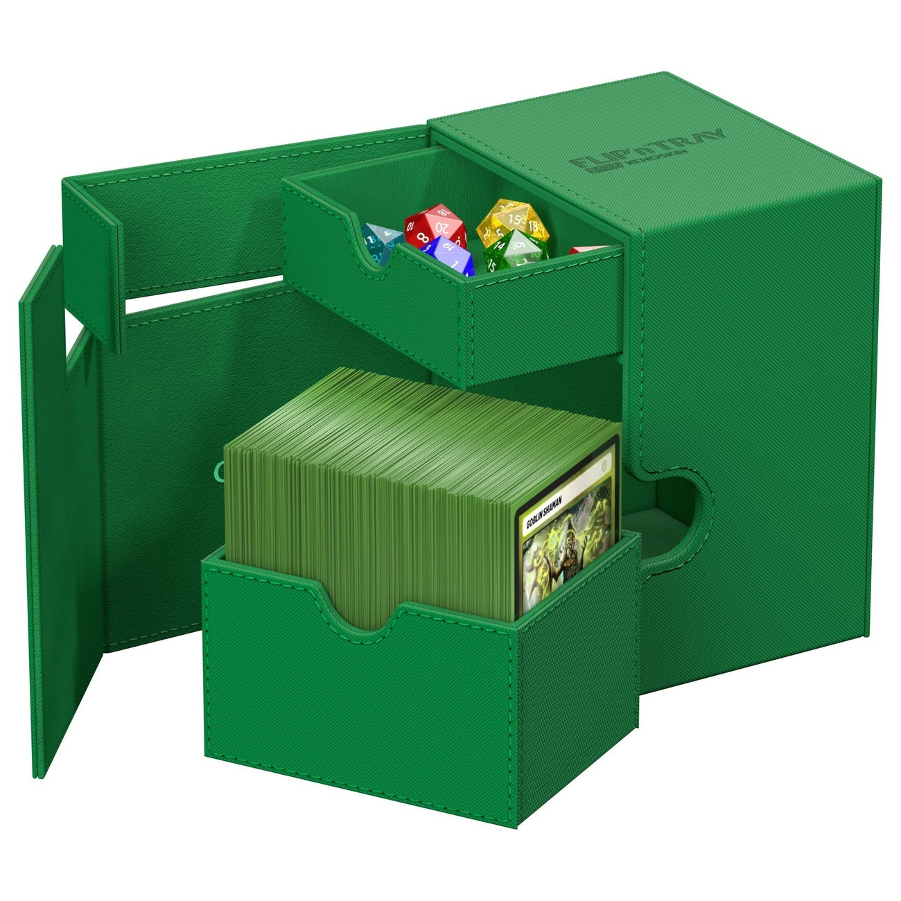 Product image Ultimate Guard Flip'n'Tray 133+ Xenoskin - Green