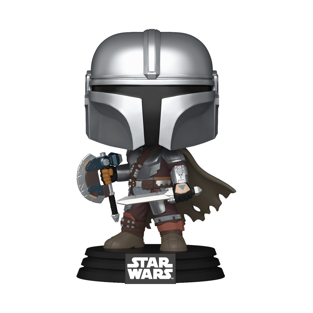 Product image Mando (Dual Wield) Funko Pop Bobble-Head Figure - Star Wars: The Mandalorian & Grogu