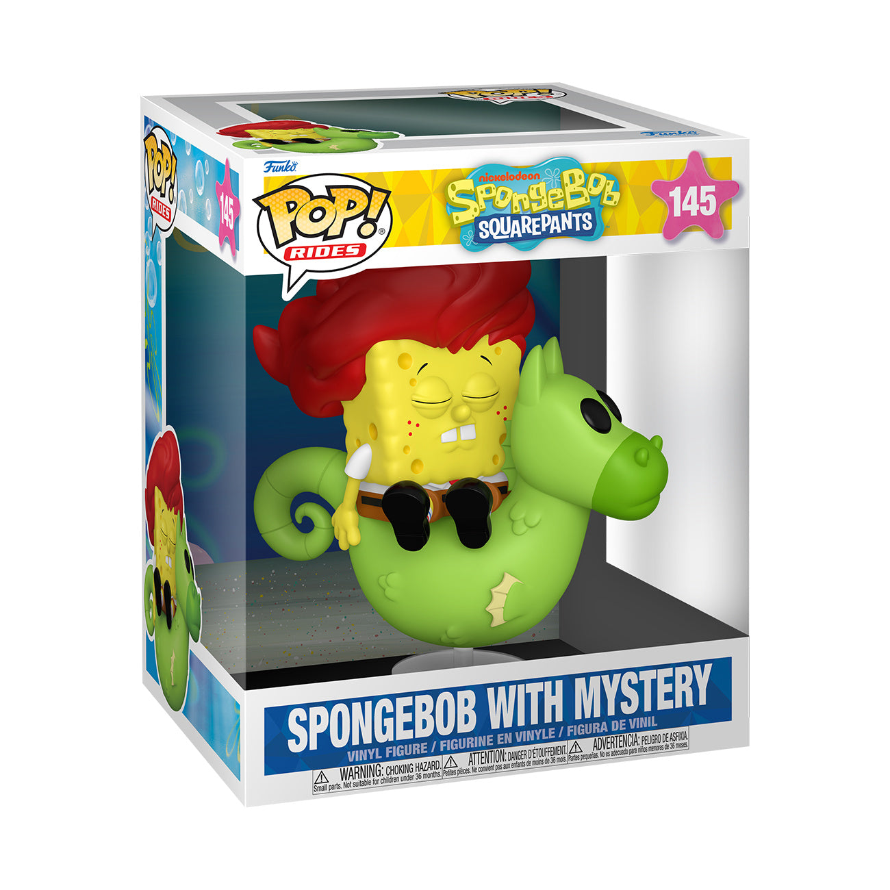 Product image SpongeBob with Seahorse Mystery Funko Pop Figure - SpongeBob SquarePants