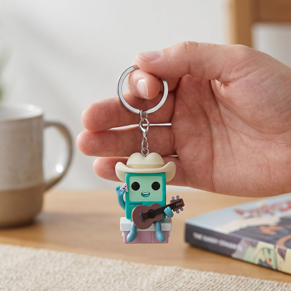 Product image Adventure Time - Cowboy BMO with Guitar Funko Pop Keychain