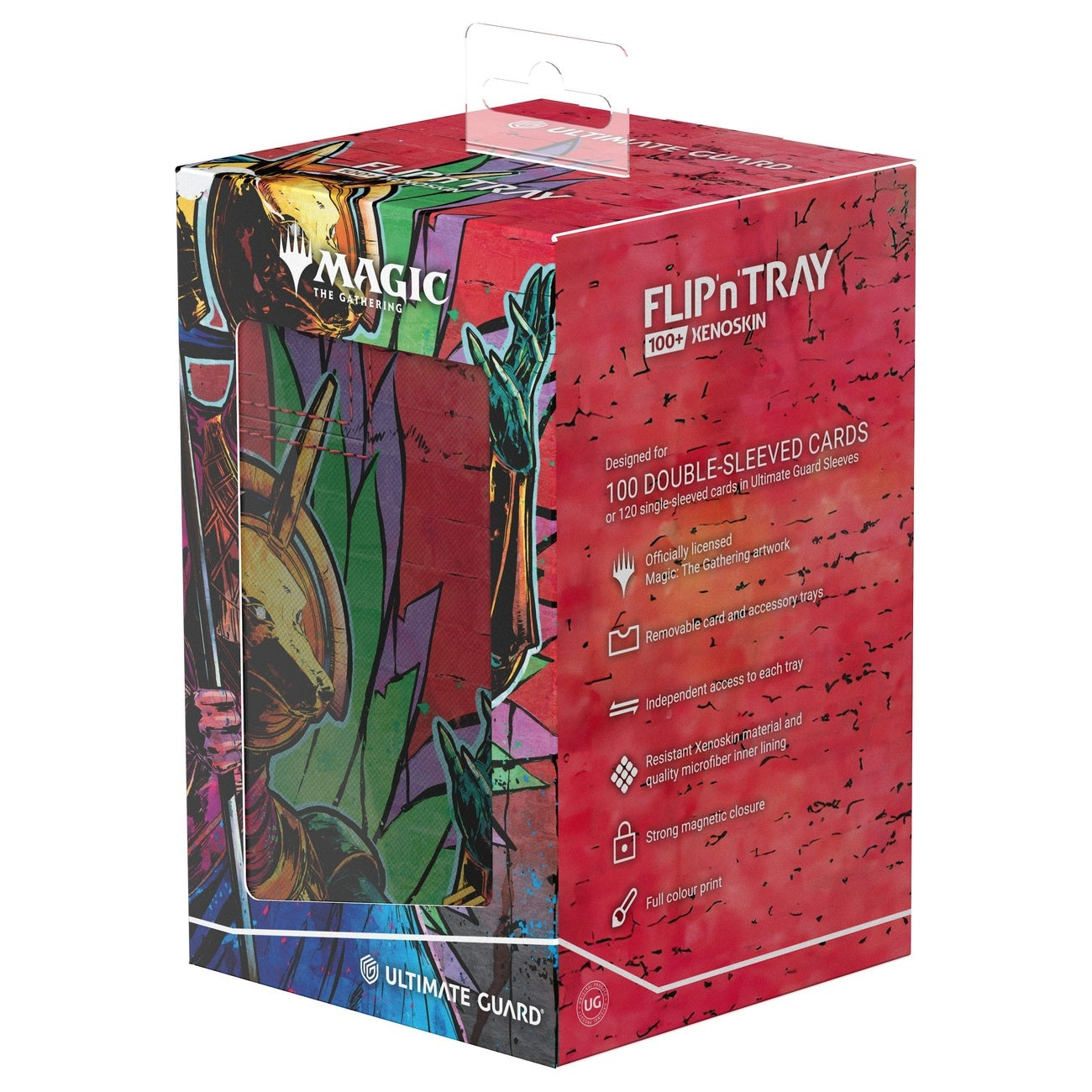 Product image Ultimate Guard Flip'n'Tray 100+ Xenoskin Magic: The Gathering "Aetherdrift" - Hazoret, Godseeker