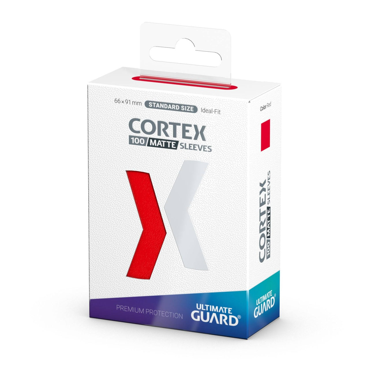 Product image Ultimate Guard Cortex Sleeves Matte Standard Size (100) - Red