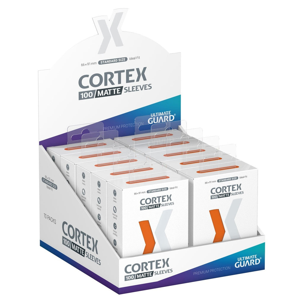 Product image Ultimate Guard Cortex Sleeves Matte Standard Size (100) - Orange