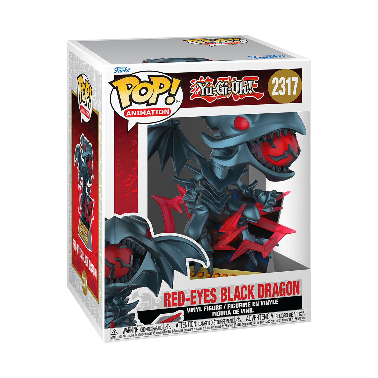Product image Yu-Gi-Oh! - Red-Eyes Black Dragon (Card) Funko Pop! Figure