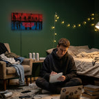 Product image Stranger Things - Two Worlds wall art with light