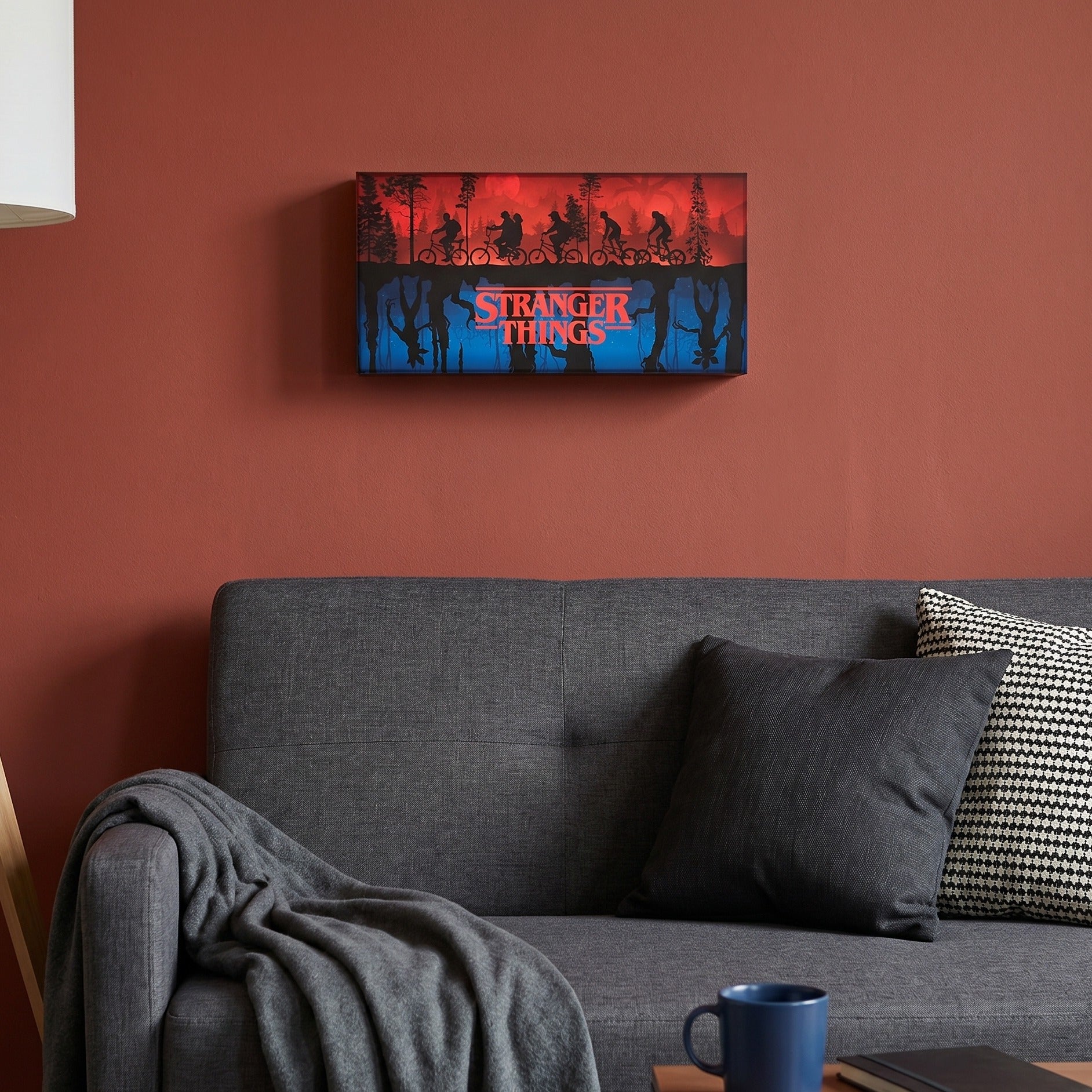 Product image Stranger Things - Two Worlds wall art with light