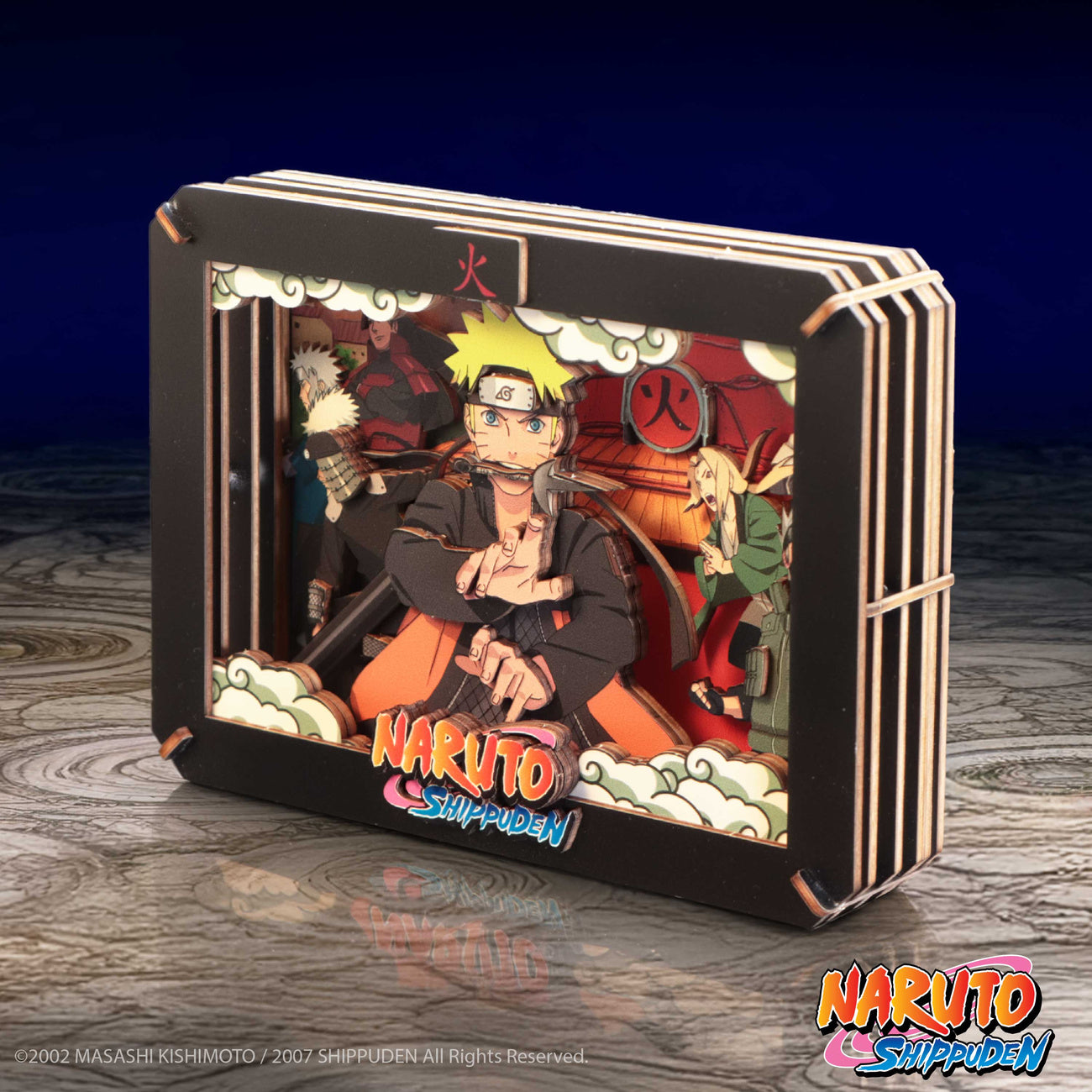 Product image Naruto - Hokage Wooden Theatre 3D Picture Frame