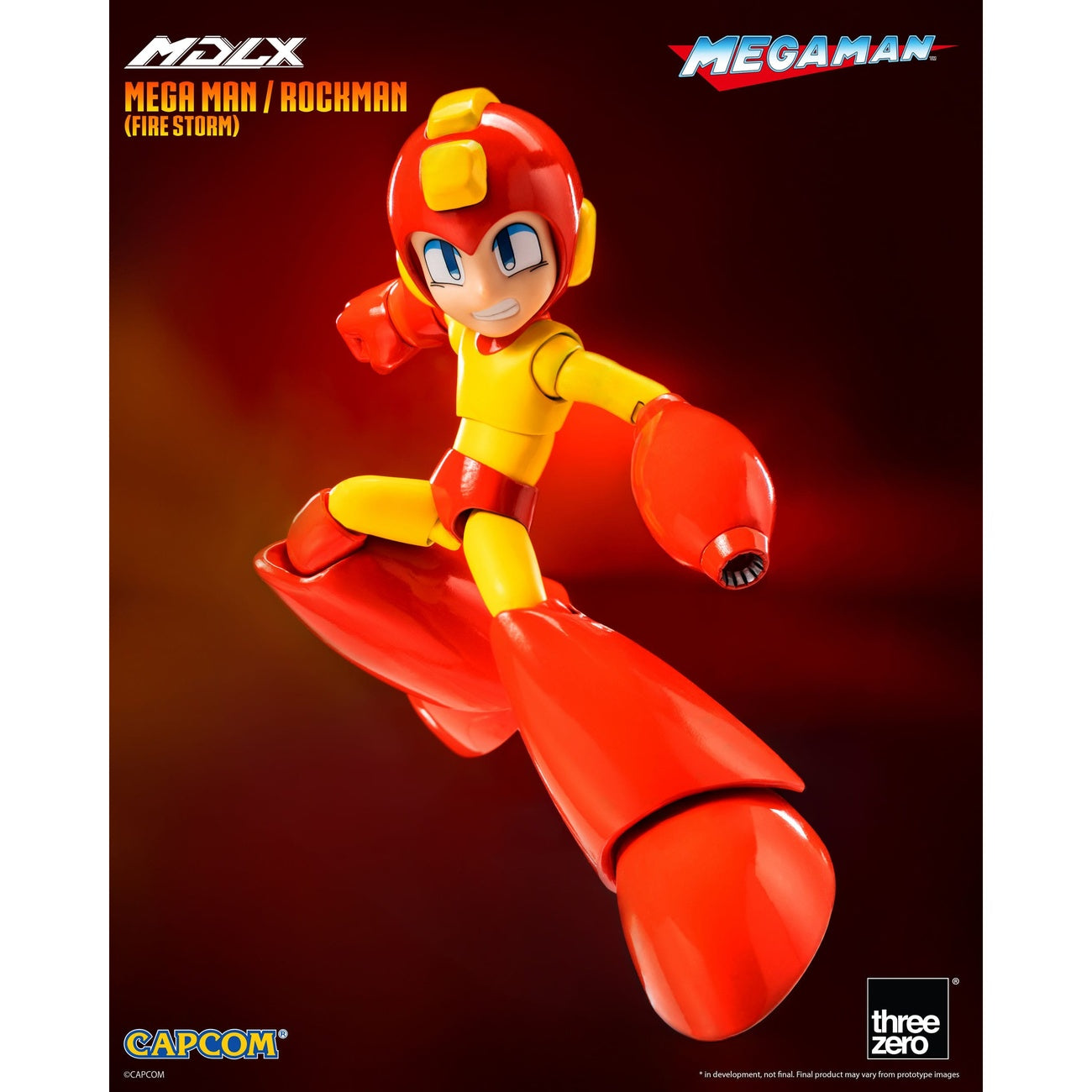 Product image Mega Man MDLX Action Figure Mega Man / Rockman (Fire Storm) 10 cm