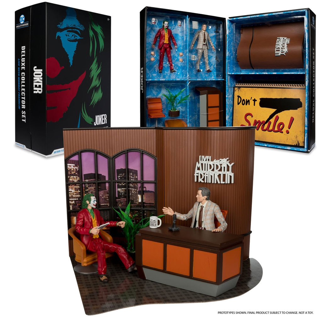 Product image Joker DC Multiverse (Joker Movie) Deluxe Collector Action Figure The Joker (Live with Murray Franklin) Limited Edition 18