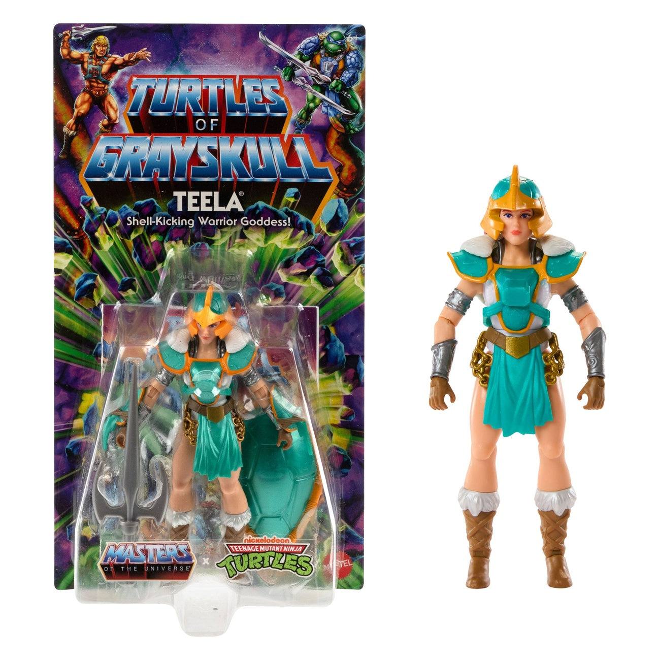 Product image MOTU x TMNT: Turtles of Grayskull Teela Action Figure 14 cm
