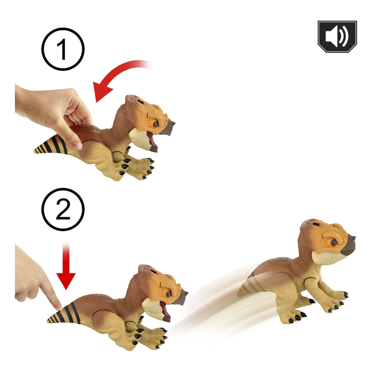 Product image Jurassic World: Rebirth Interactive Action Figure Aquilops Dolores 13 cm