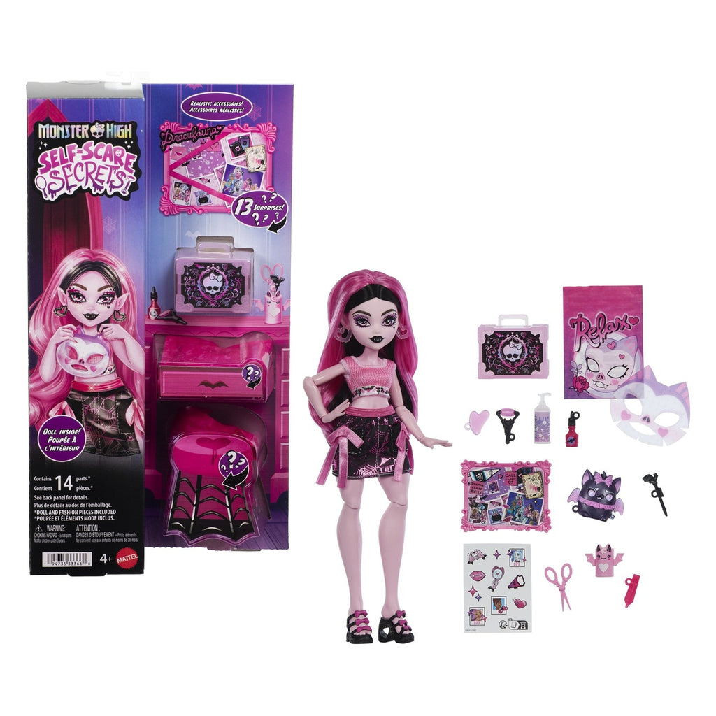 Product image Monster High Self-Scare Secrets Doll Draculaura