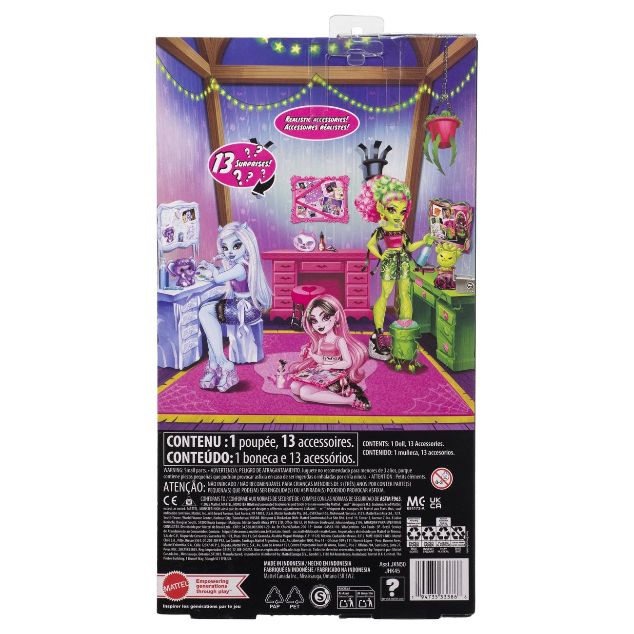 Product image Monster High Self-Scare Secrets Doll Venus McFlytrap