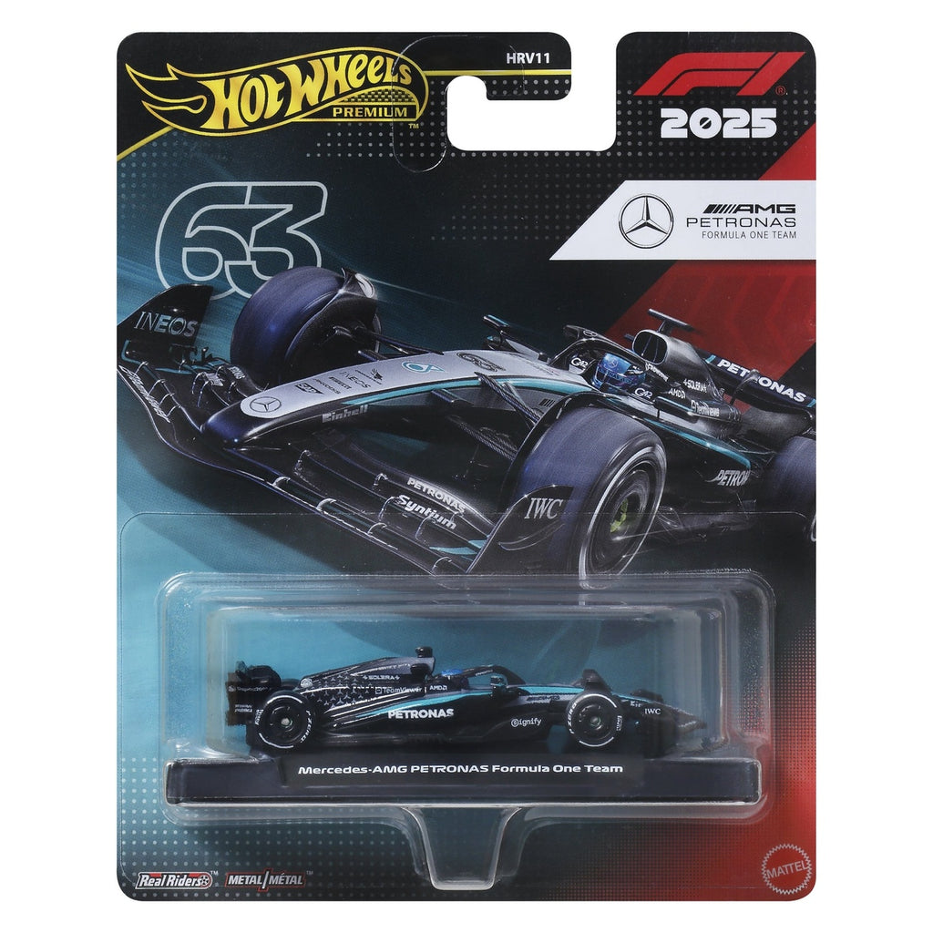 Product image Formula 1 Hot Wheels Premium Die-Cast Vehicle 1:64 Team Mercedes Benz: Driver 1