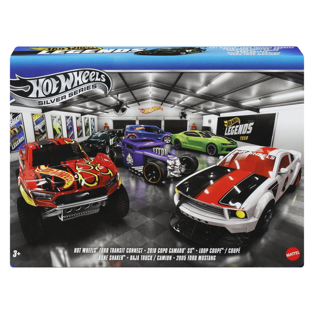 Product image Hot Wheels Silver Series Die-Cast Vehicles 6-Pack 1/64 Legends