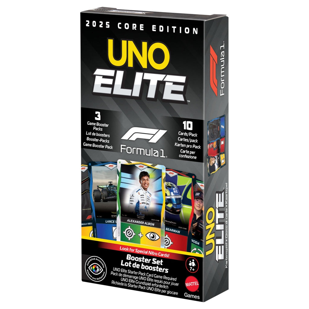 Product image Formula 1 UNO Card Game Elite F1 Booster Set