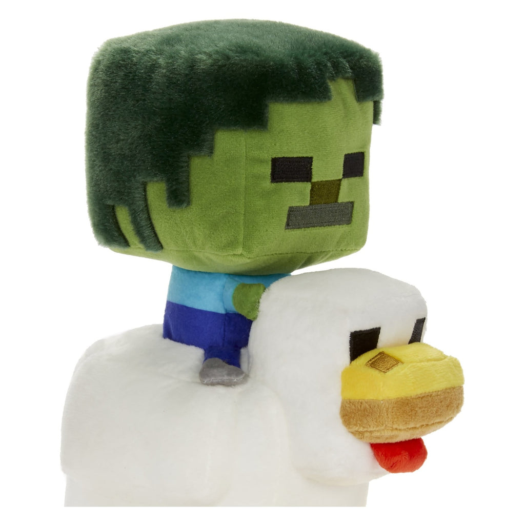 Product image Minecraft deluxe plush figure Chicken Jockey 20 cm