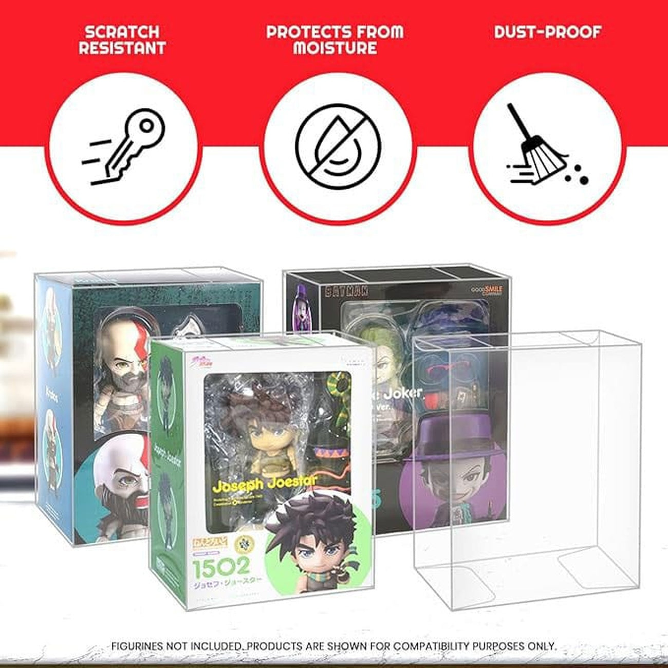 Product image PET Case 10-Pack for Nendoroid Action Figures