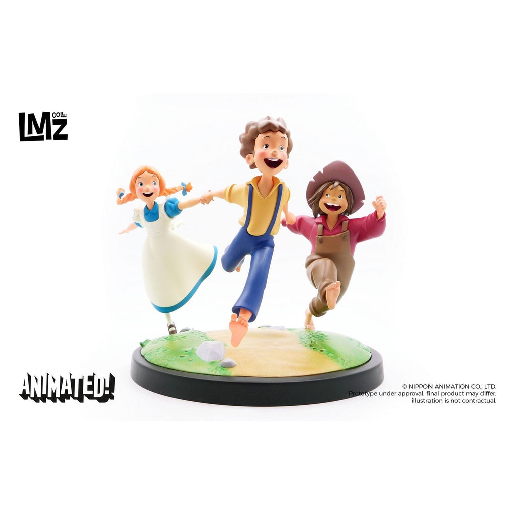 Product image Tom Sawyer’s Adventures Animated! Statue Tom, Huck & Becky 23 cm