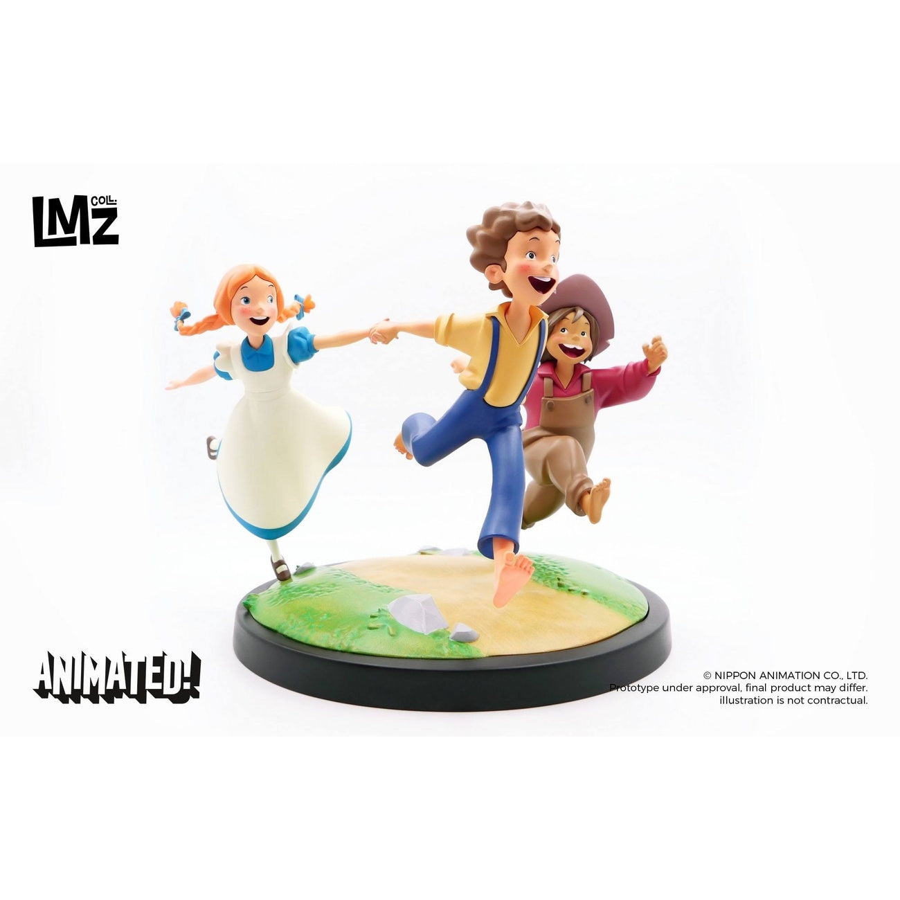Product image Tom Sawyer’s Adventures Animated! Statue Tom, Huck & Becky 23 cm