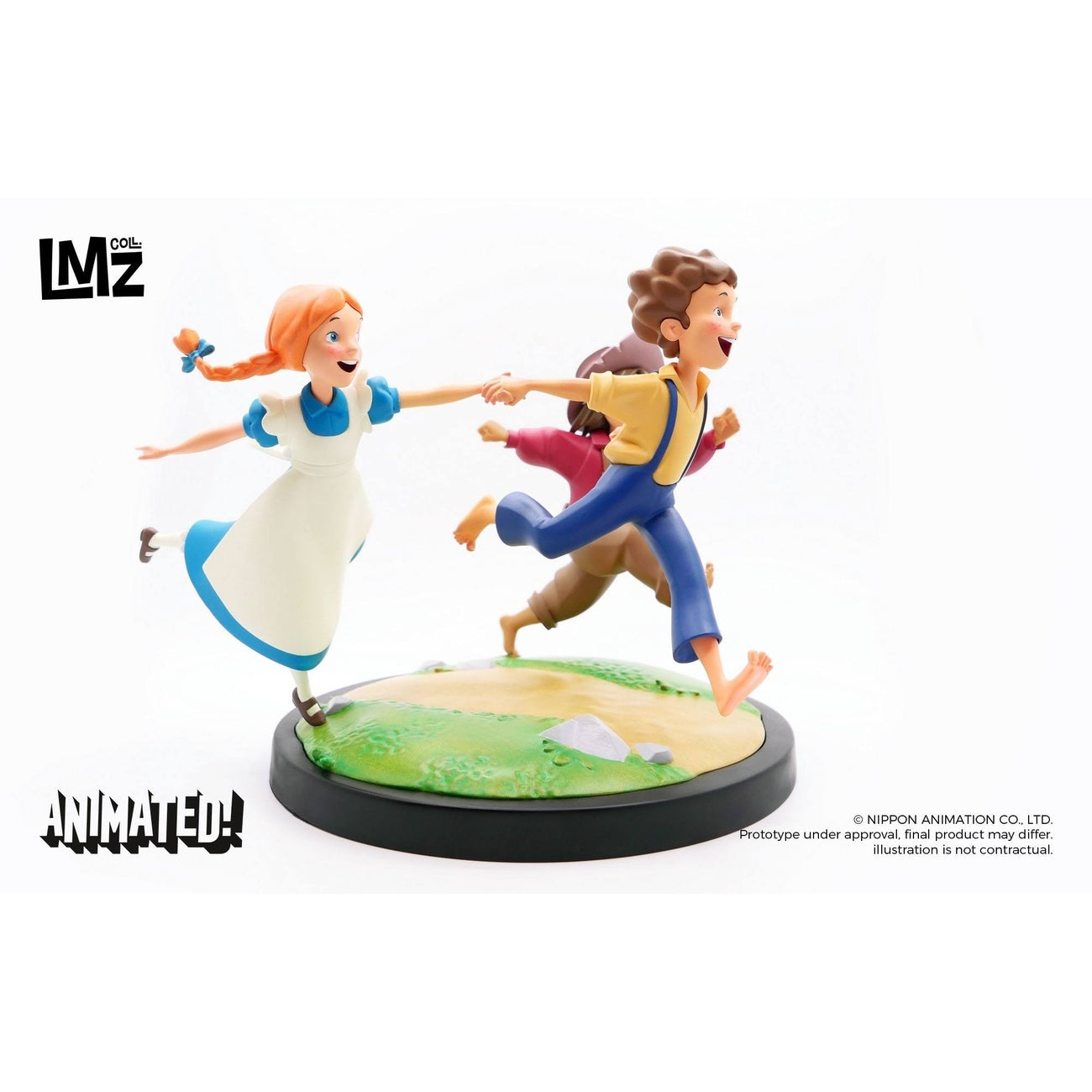 Product image Tom Sawyer’s Adventures Animated! Statue Tom, Huck & Becky 23 cm