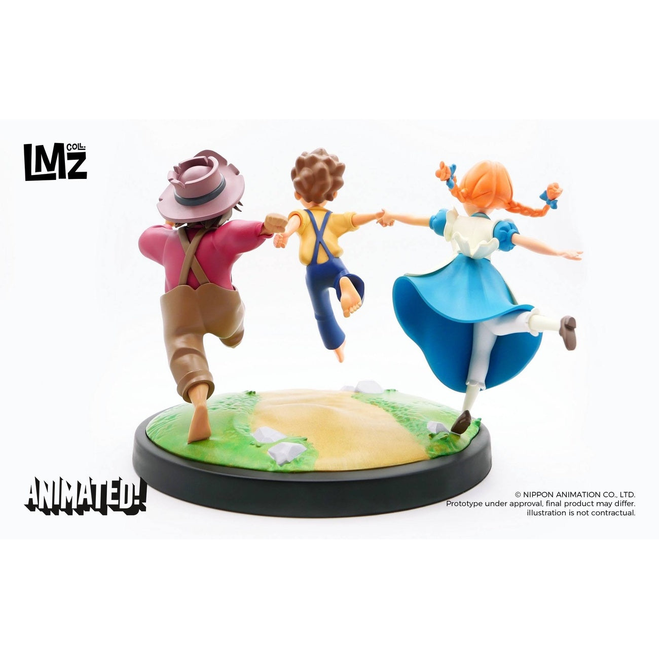 Product image Tom Sawyer’s Adventures Animated! Statue Tom, Huck & Becky 23 cm