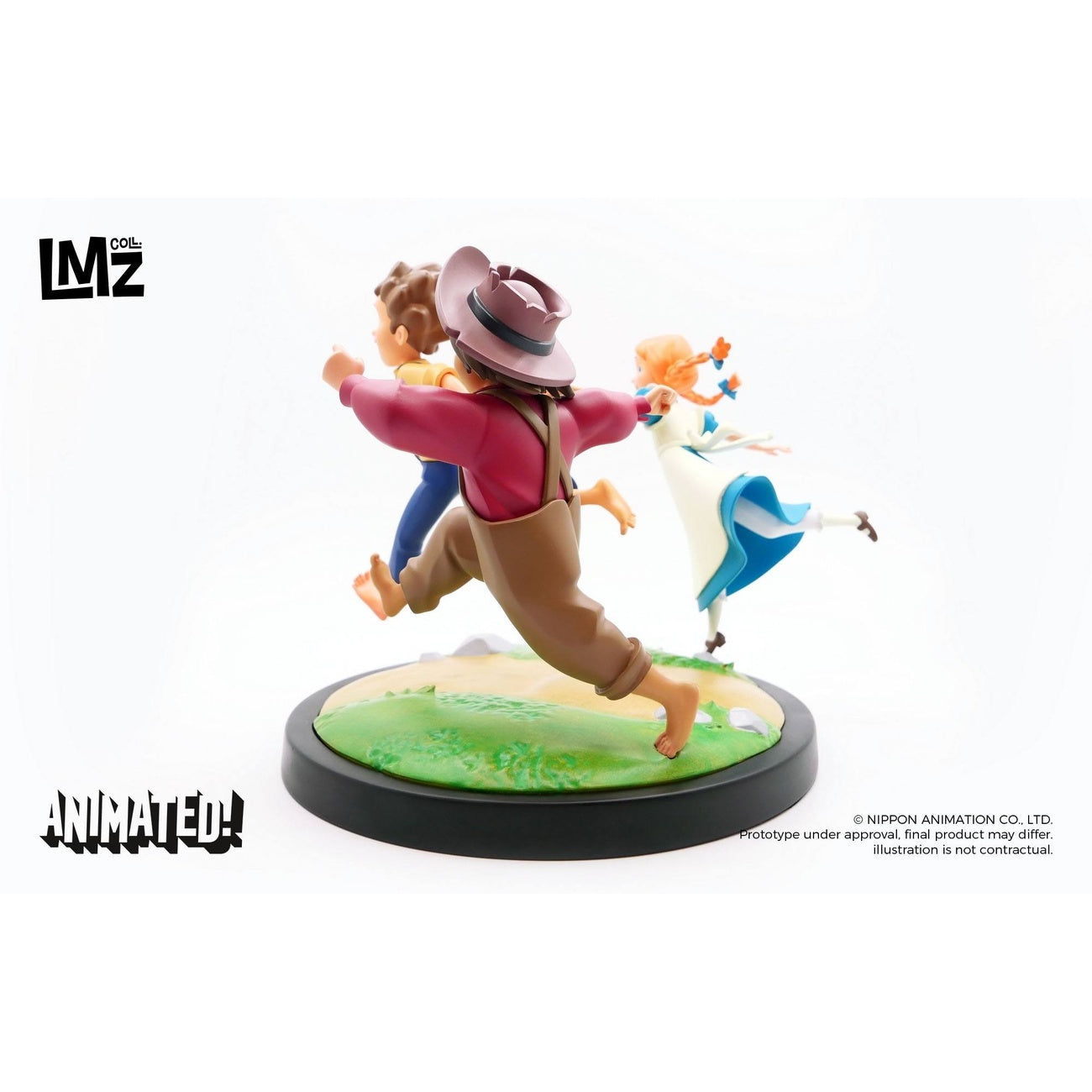 Product image Tom Sawyer’s Adventures Animated! Statue Tom, Huck & Becky 23 cm