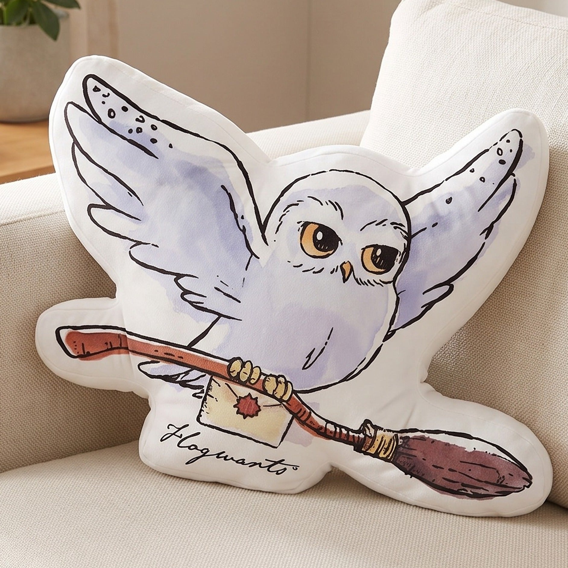 Product image Harry Potter Decorative Cushion Hedwig Flying 38 cm