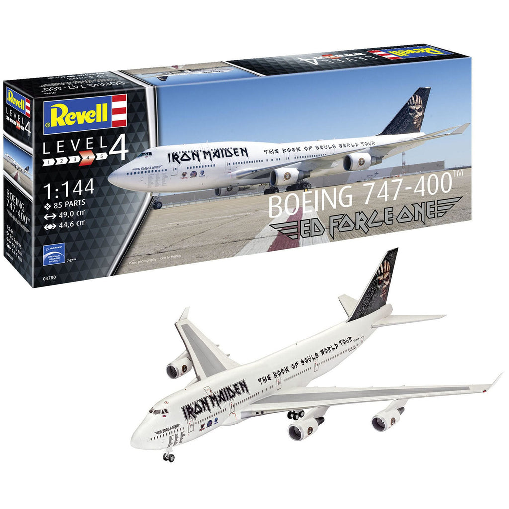 Product image Iron Maiden Model Kit 1/144 Boeing 747-400 "Ed Force One" 49 cm