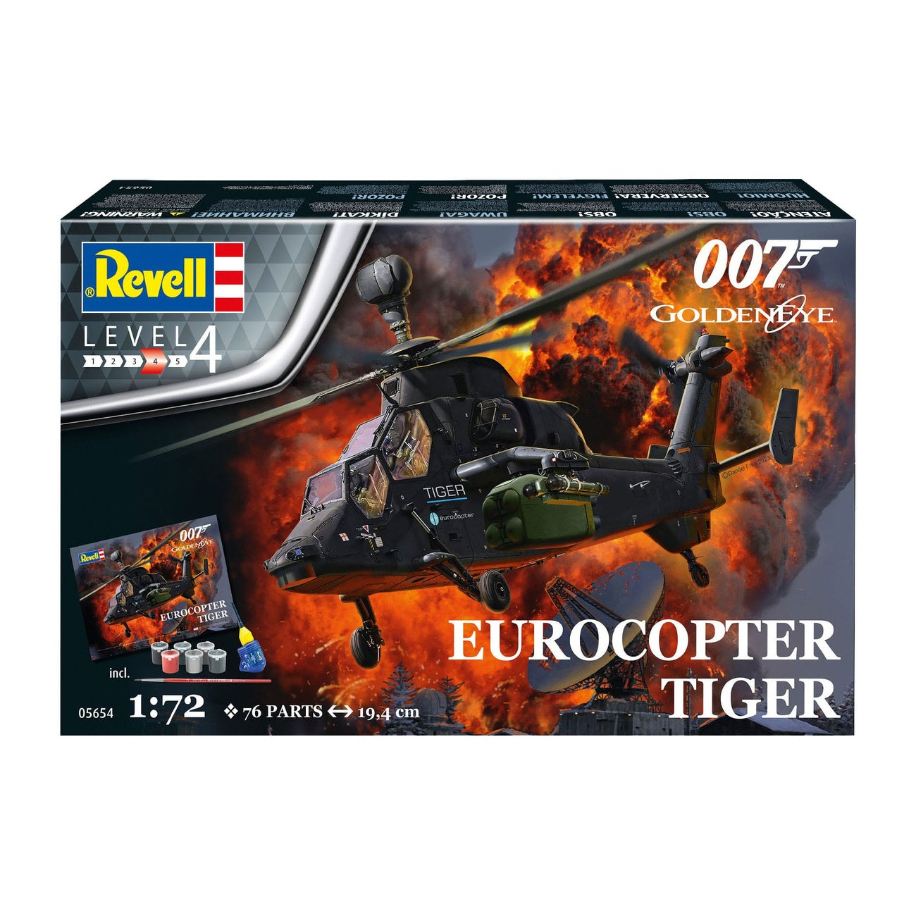 Product image James Bond Model Kit Gift Set 1/72 Eurocopter Tiger (GoldenEye)