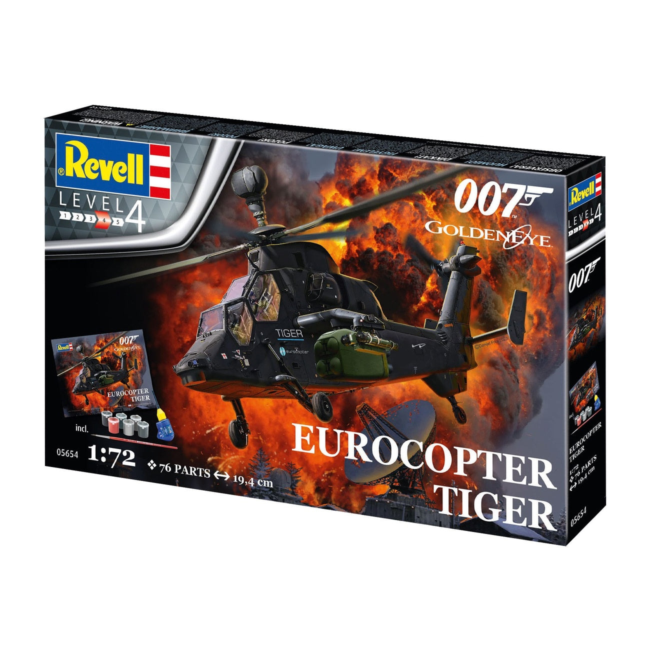Product image James Bond Model Kit Gift Set 1/72 Eurocopter Tiger (GoldenEye)