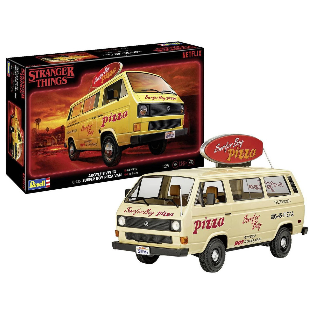 Product image Stranger Things Model Kit 1/25 VW T3 Bus Surfer Boy 19 cm