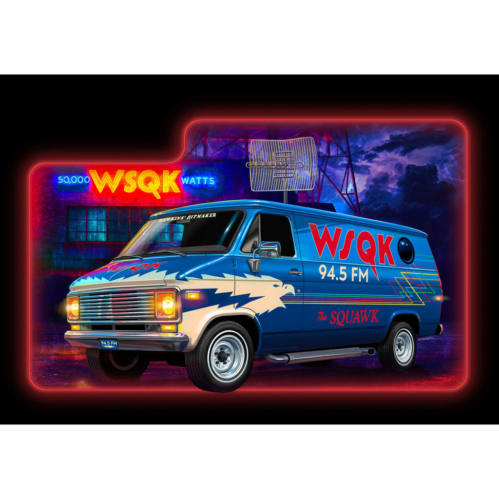 Product image Stranger Things Model Kit 1/25 Squawk Van (Aqua Color) 21 cm